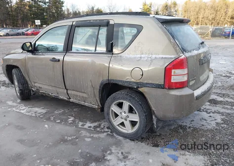 2007 Jeep Compass Sport from USA, damaged, VIN 1J8FF47W27D185674